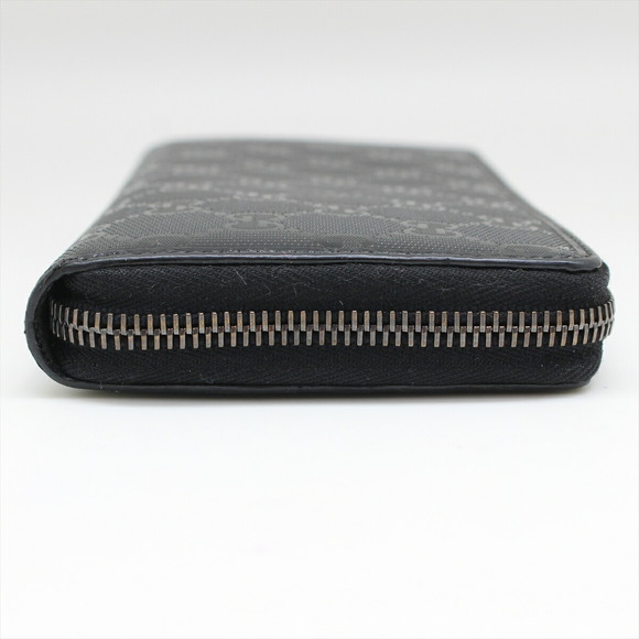 Gucci GG Implement Leather Round Zipper Wallet Black - Picture 5 of 12
